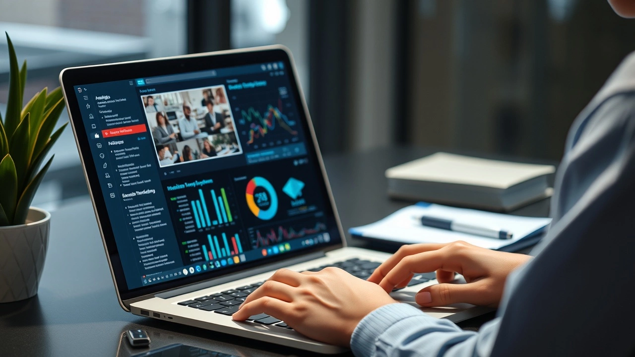 person utilisant l'IA pour améliorer le contenu web