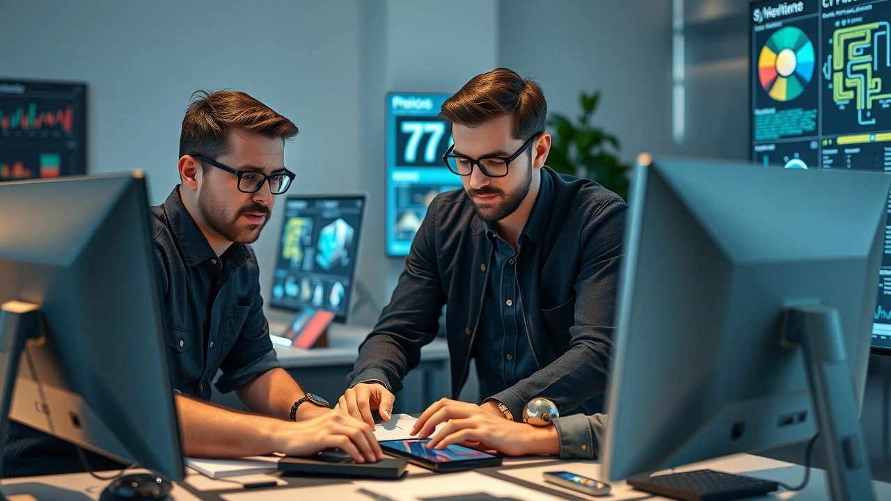 équipe de designers UX utilisant des outils d'IA
