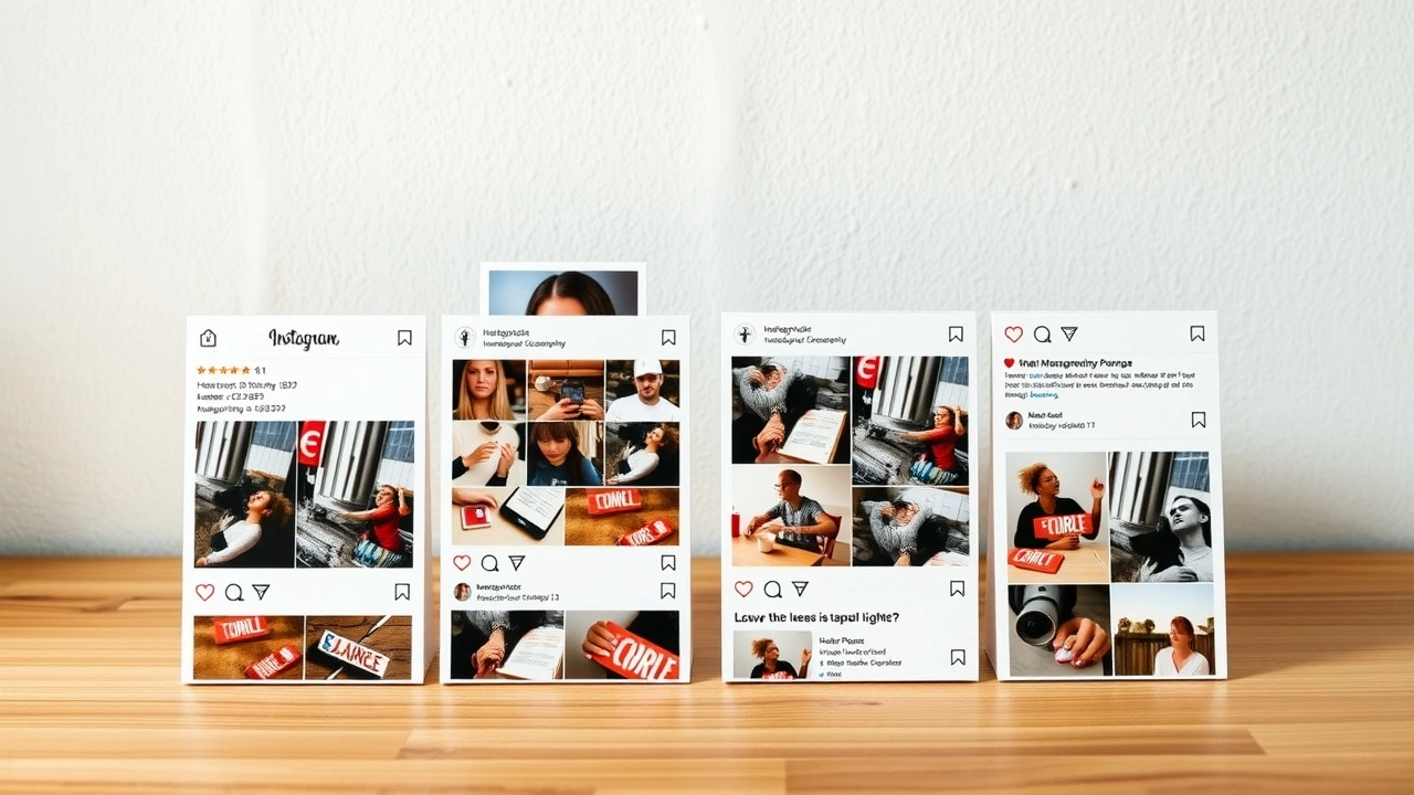 erreurs de contenu visuel sur Instagram