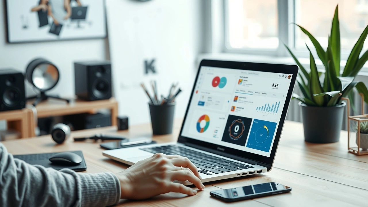 designer utilisant des outils d IA sur son ordinateur