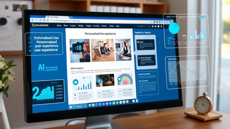 image realiste dinterface utilisateur SEO personnalisee