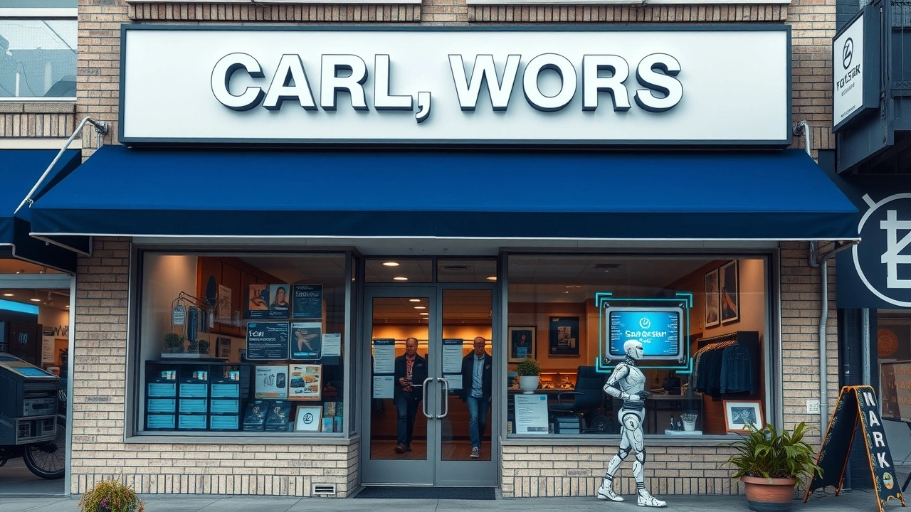 magasin local avec des elements d'intelligence artificielle