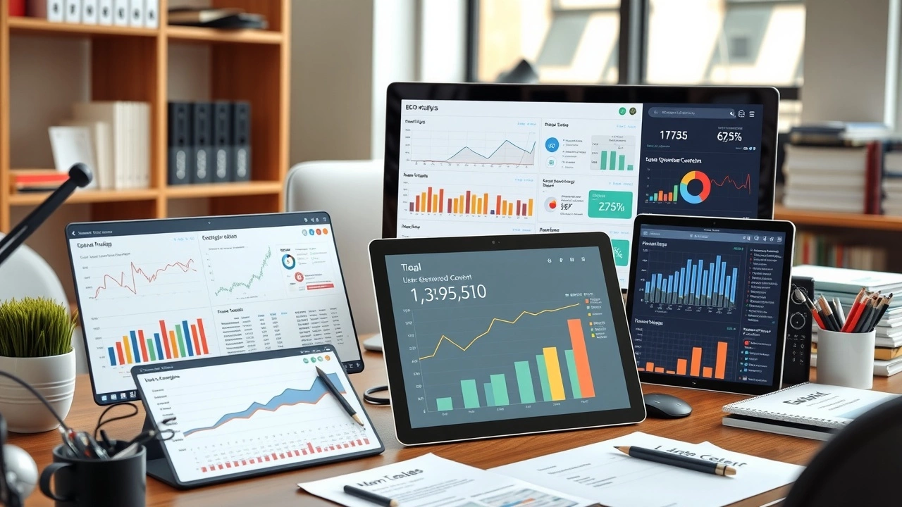 outils d'analyse SEO sur un bureau