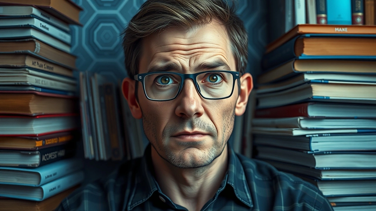 person struggling with ai integration dans le seo