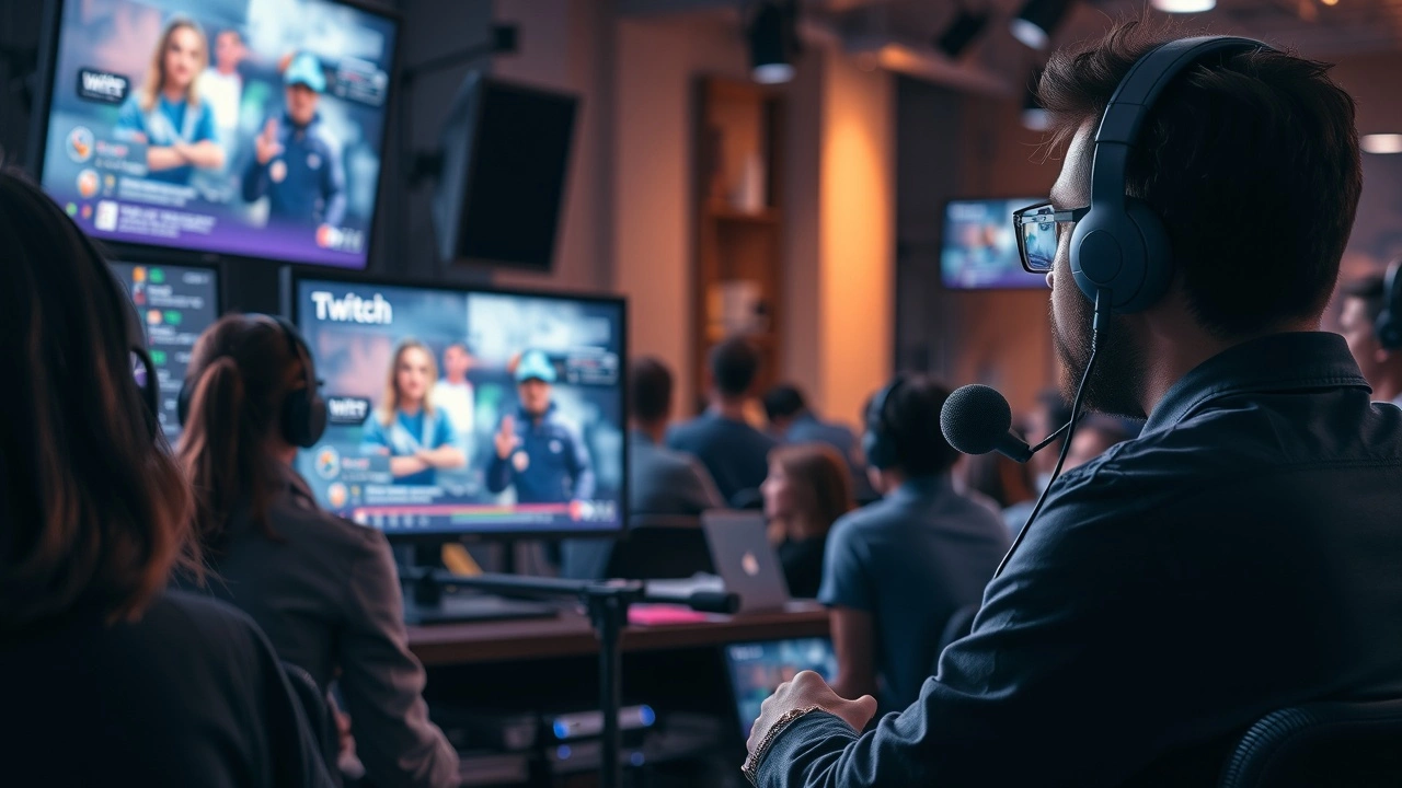 Un streamer Twitch avec des spectateurs engagés et chat actif