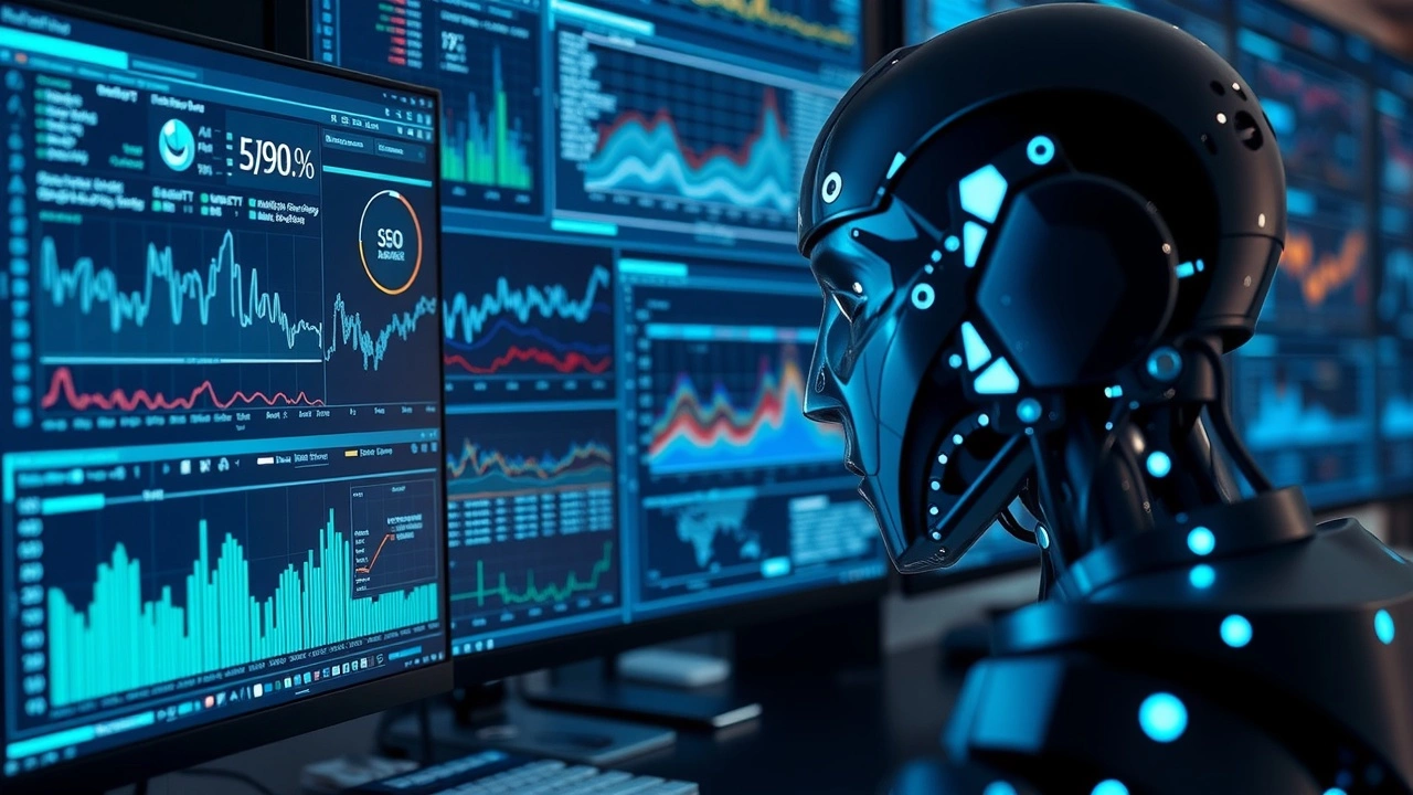 algorithm sous traitement de données SEO en IA