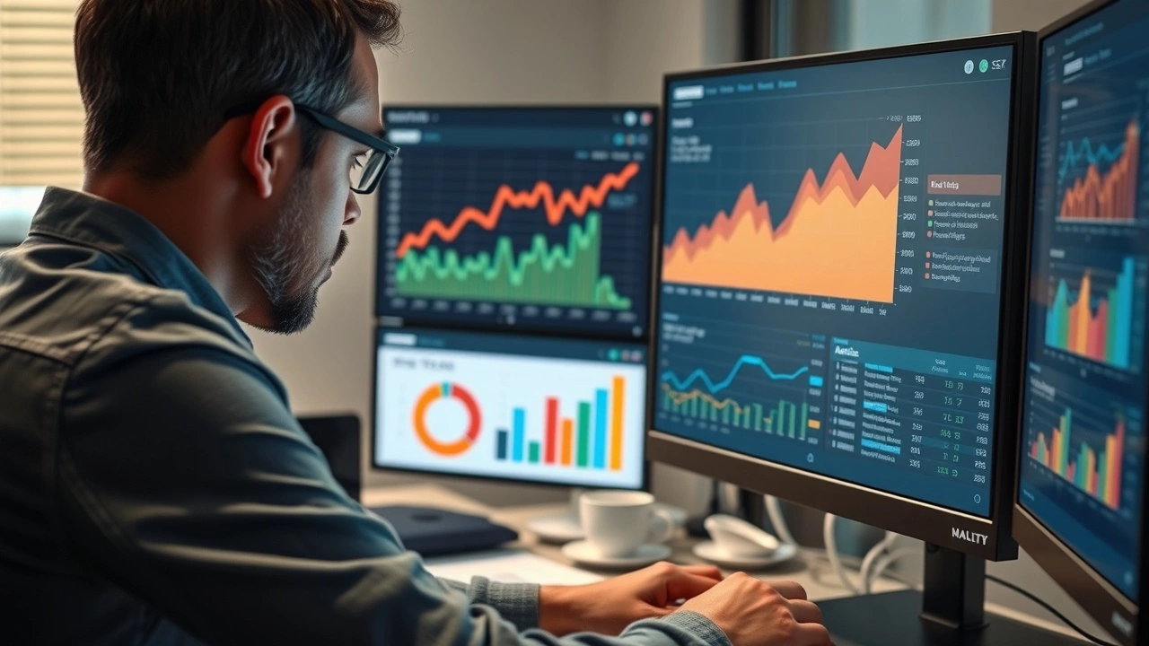 analyse de l'efficacité du SEO sur un écran d'ordinateur