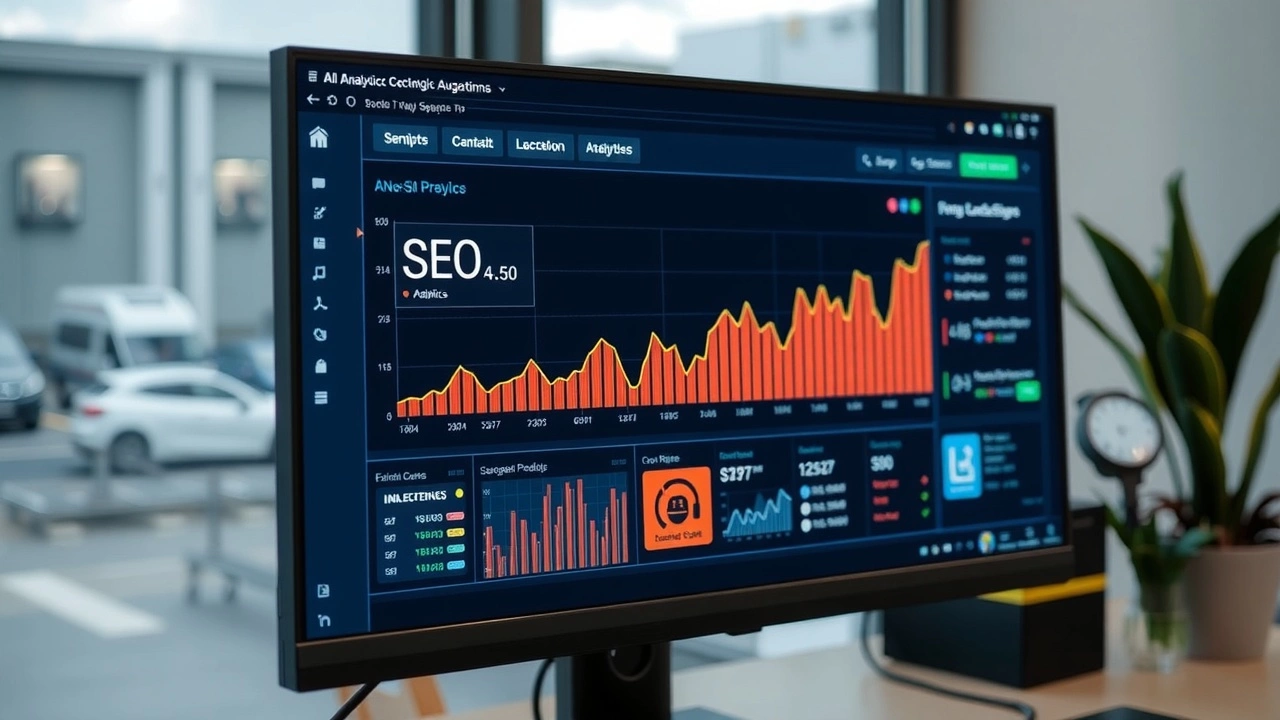 analyse SEO avec une interface d'intelligence artificielle