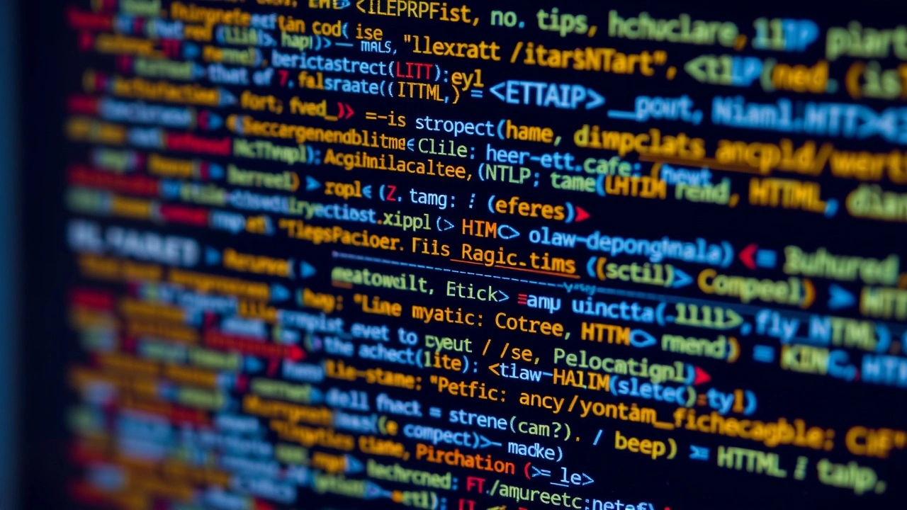 vue rapprochée des balises meta dans un code HTML