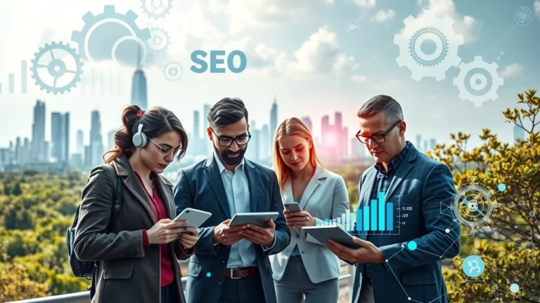 Illustration de l'optimisation technique pour le SEO à l'ère de l'intelligence artificielle.