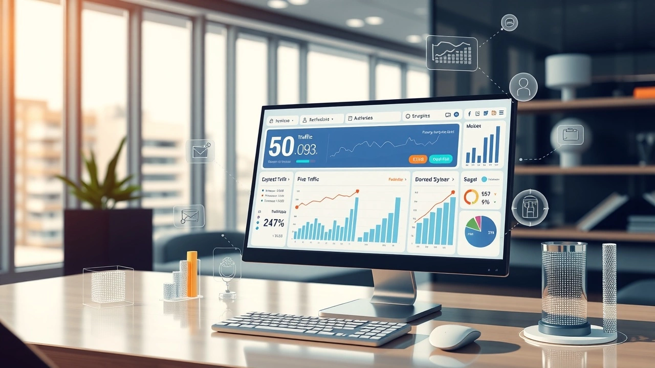 Une illustration des outils SEO pour sites e-commerce à l'ère de l'intelligence artificielle.