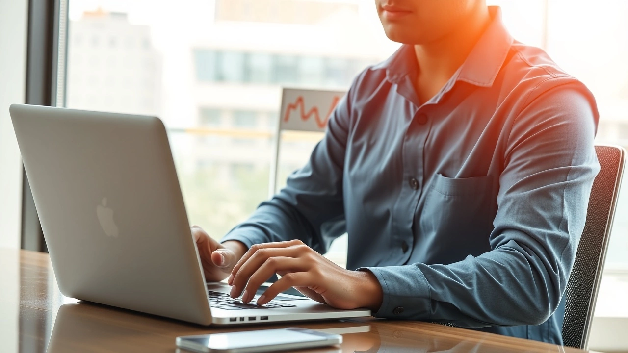 professionnel du marketing numérique analysant des tendances SEO