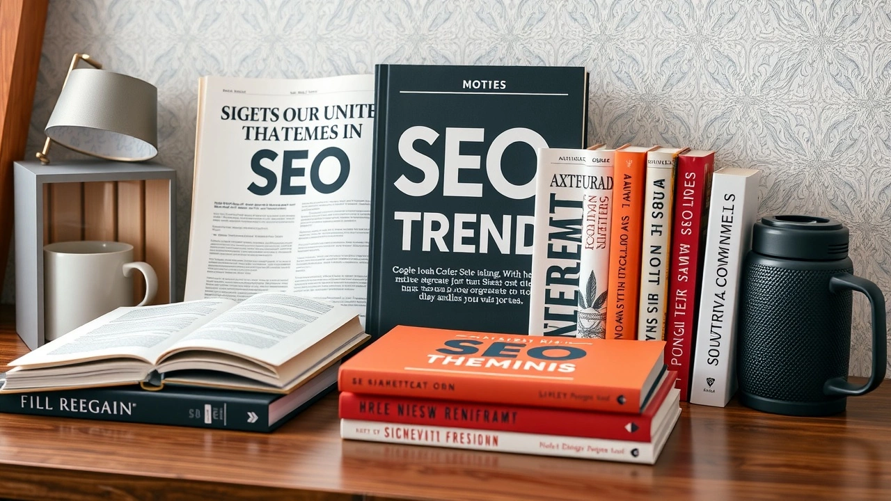 collection de livres et articles sur les tendances SEO