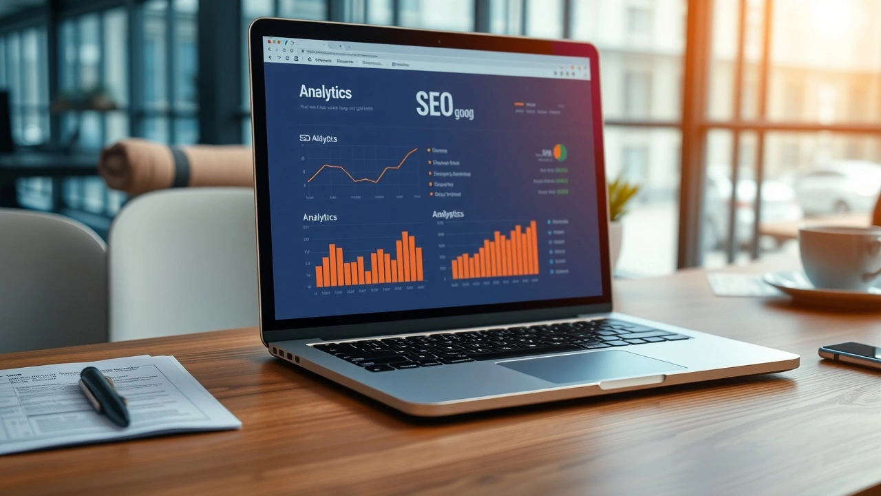 espace de travail moderne avec ordinateur et documents