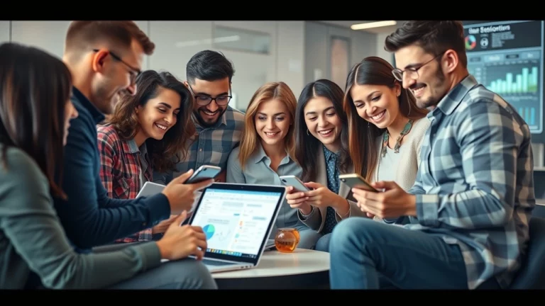 Groupe divers de personnes discutant de l'optimisation SEO sur des plateformes de messagerie instantanée.