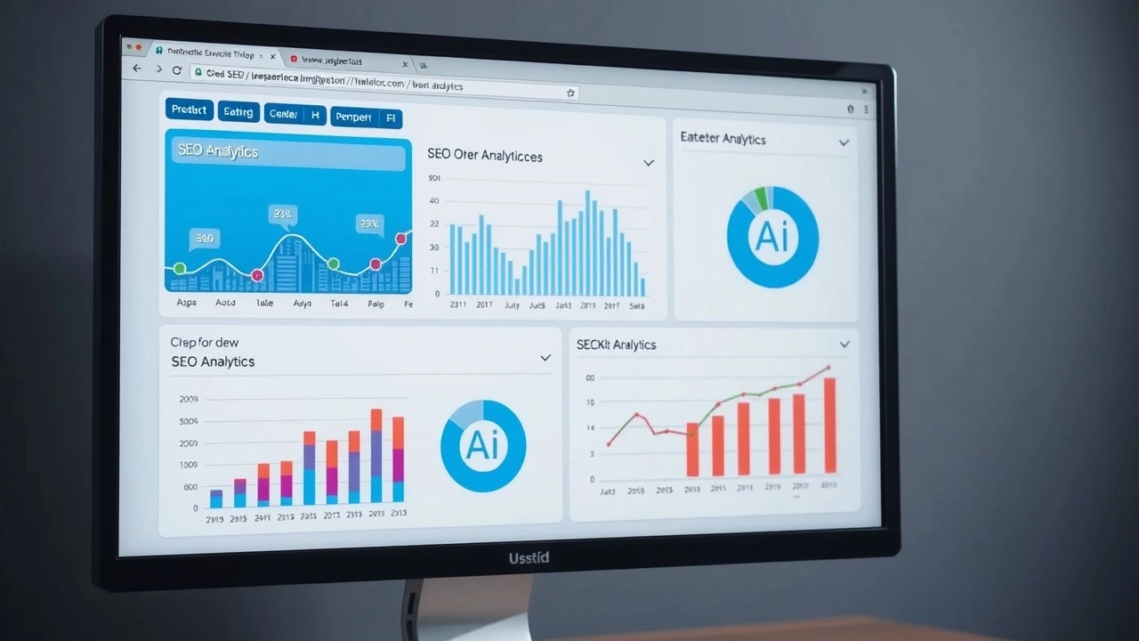 screencast d'analytique SEO avec elements d'IA