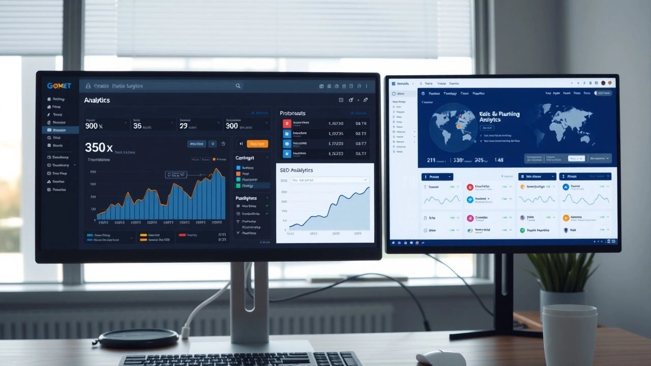 ecran dordinateur comparant SEO traditionnel et SEO IA