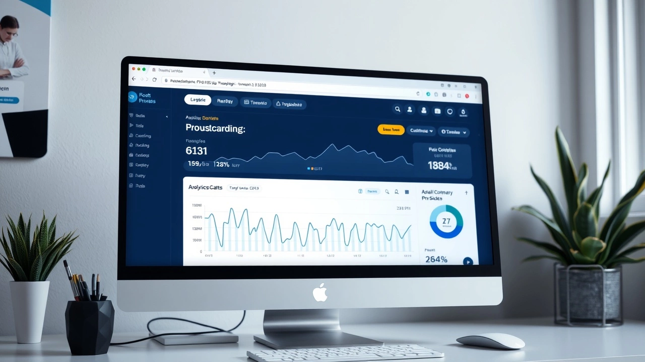 ordinateur montrant des statistiques de plateforme de crowdfunding