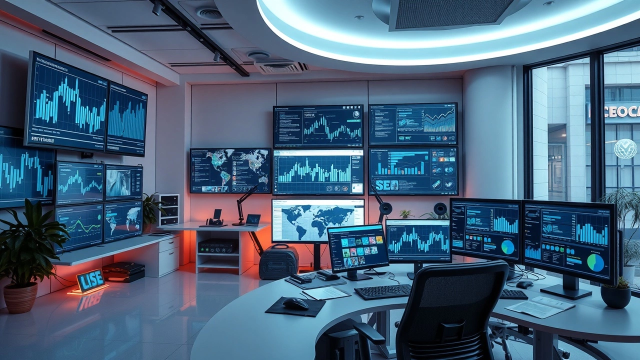 bureau de marketing digital avec outils d'intelligence artificielle