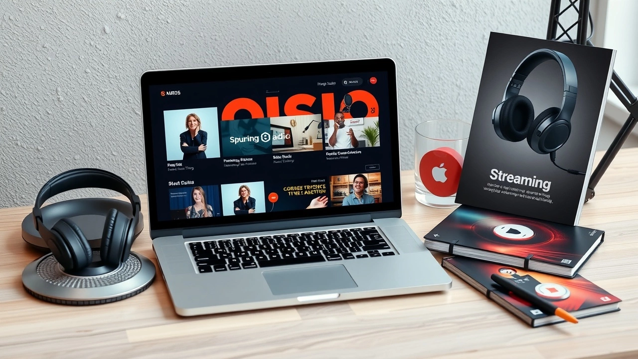 configuration de marketing digital pour audio en streaming