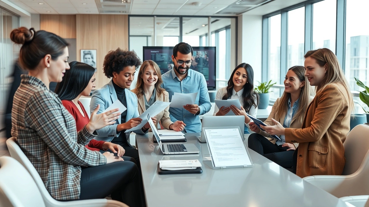 groupe discute des directives ethique en SEO