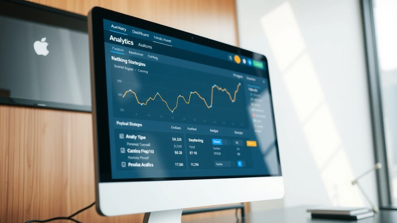 ecran dordinateur avec tableau de backlinks