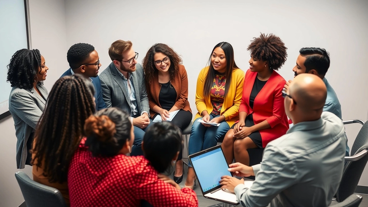 equipe discutant de l'ethique de l'IA pour le SEO
