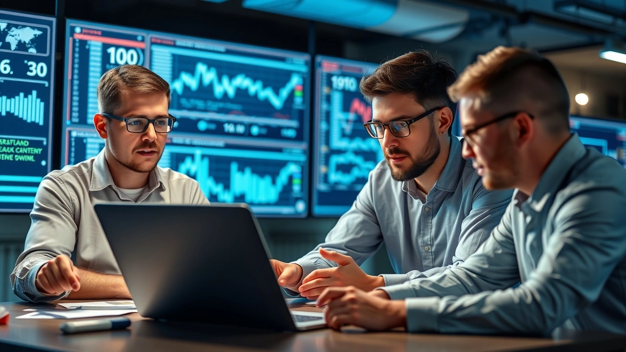 équipe d'experts SEO analysant des données ensemble