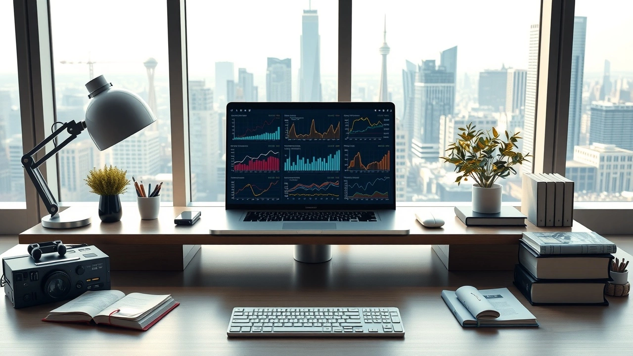 Un espace de travail moderne pour l'optimisation du SEO avec des technologies avancées.