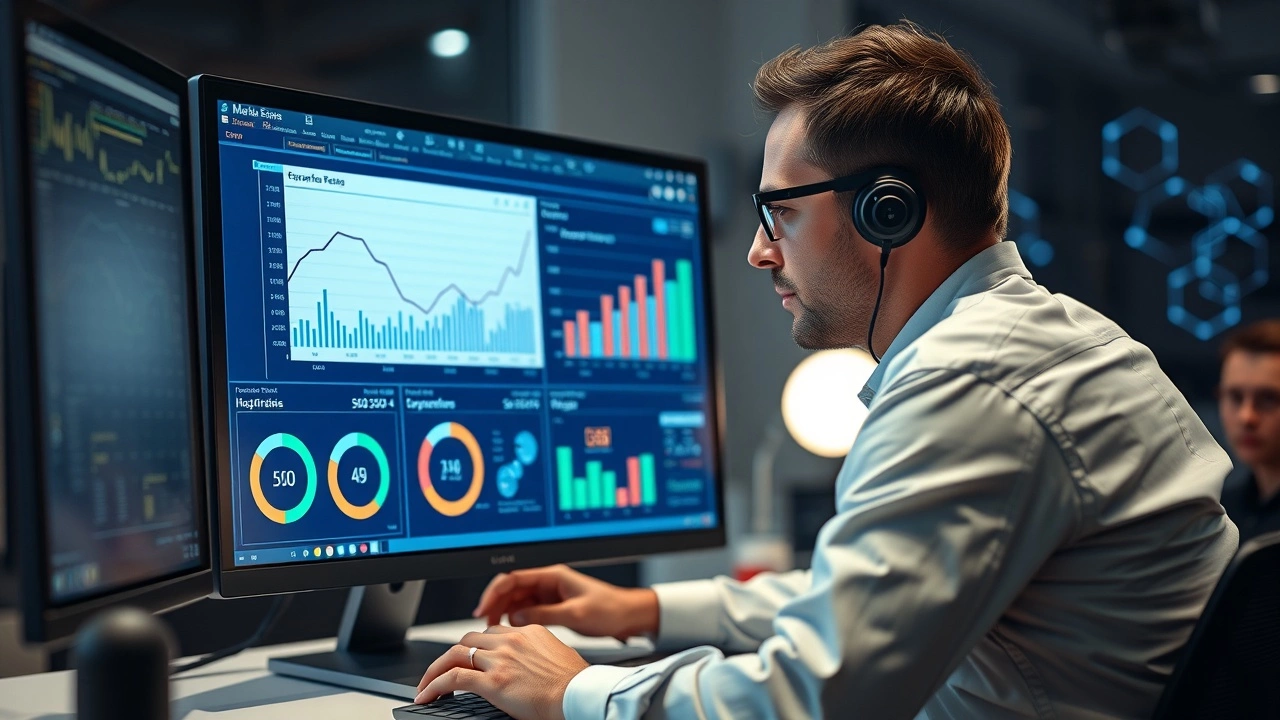 expert en marketing analysant des donnees SEO avec des outils IA