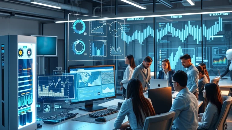 Une scène représentant l'intelligence artificielle adaptant les contenus SEO aux attentes des utilisateurs.