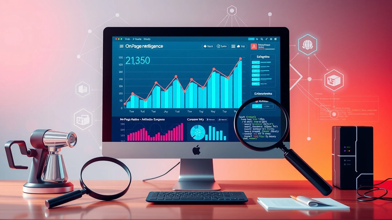 Illustration de l'intelligence artificielle et de l'optimisation sur-page pour un SEO efficace