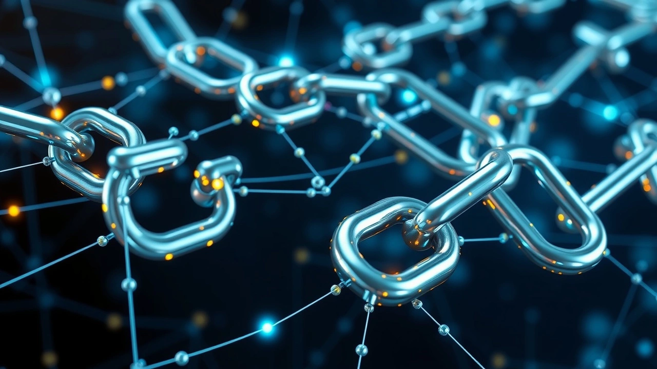 Liens interconnectes illustrant la stratégie SEO