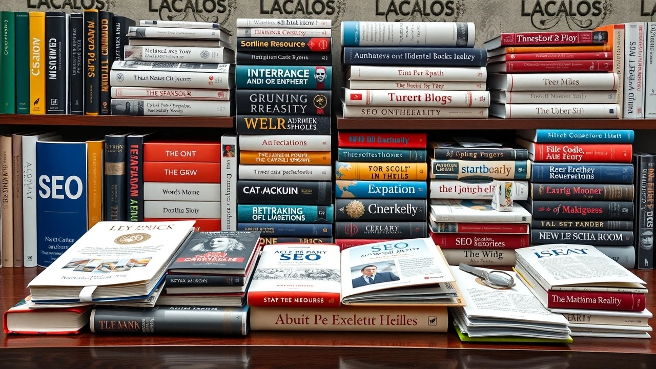 collection de livres et ressources sur le SEO et la réalité augmentée