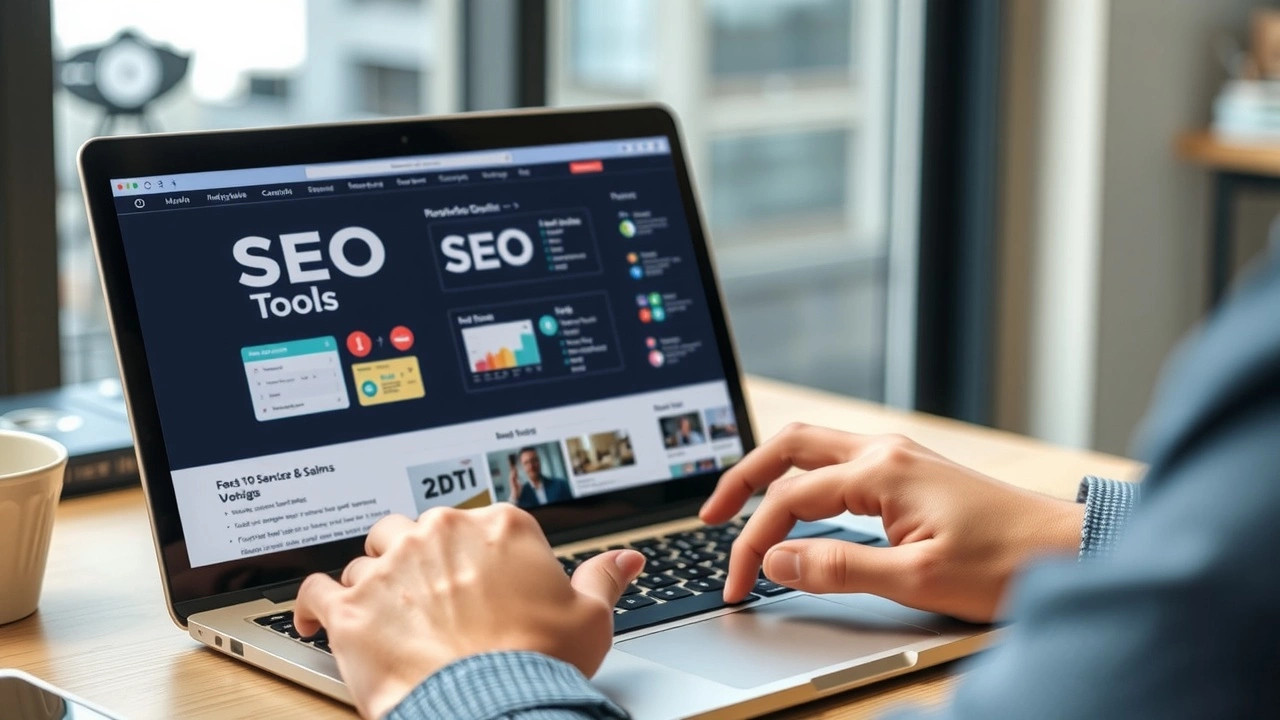 une personne met à jour un site web sur un ordinateur portable