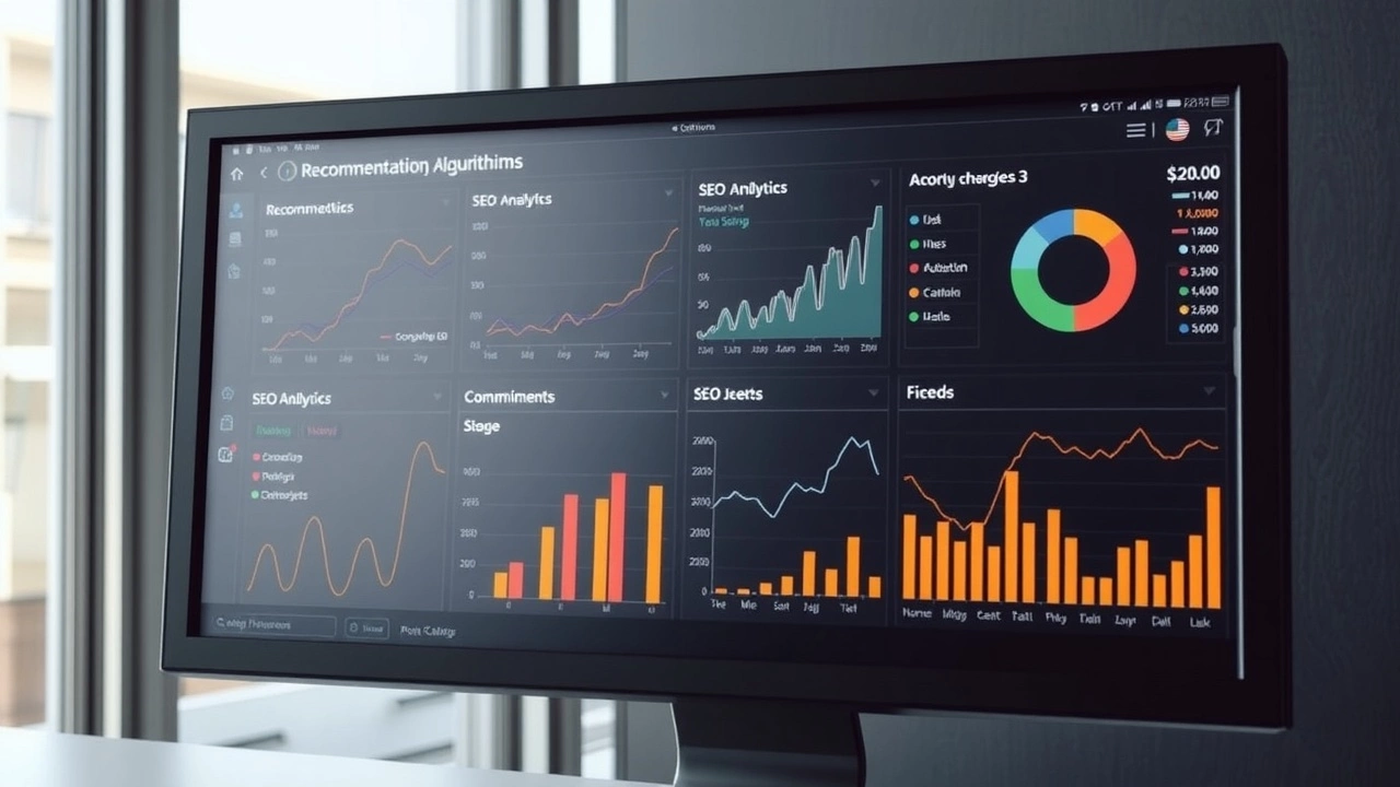 ecran dordinateur montrant des algorithmes de recommandation