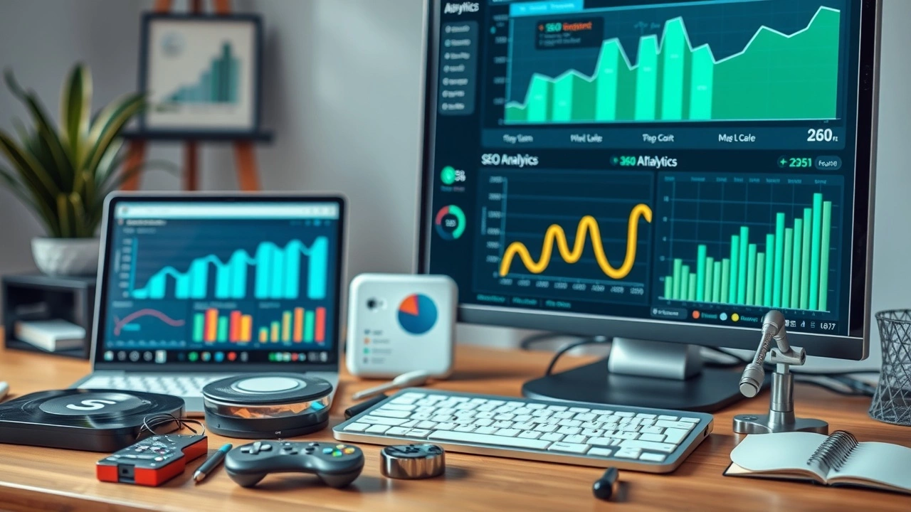 outils d IA pour optimiser le SEO sur un bureau