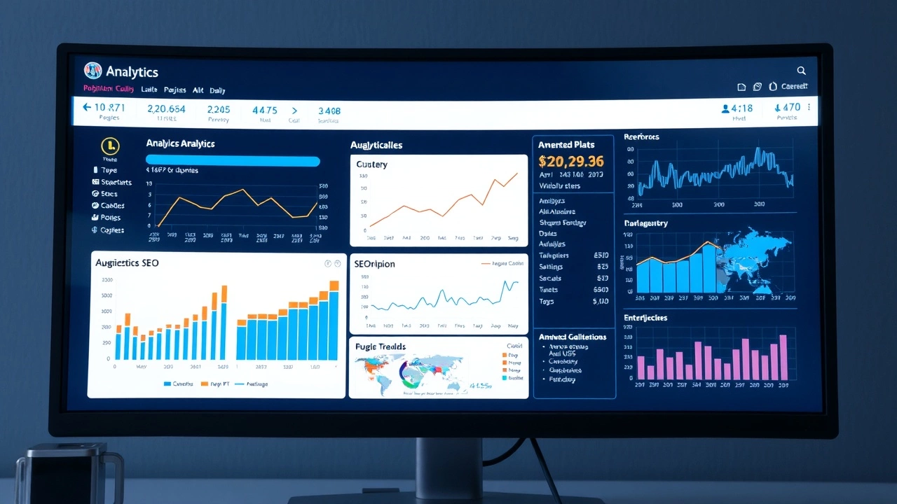 analyse des outils SEO sur un écran d'ordinateur