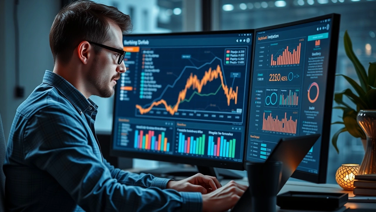 professionnel du marketing digital analysant des données SEO