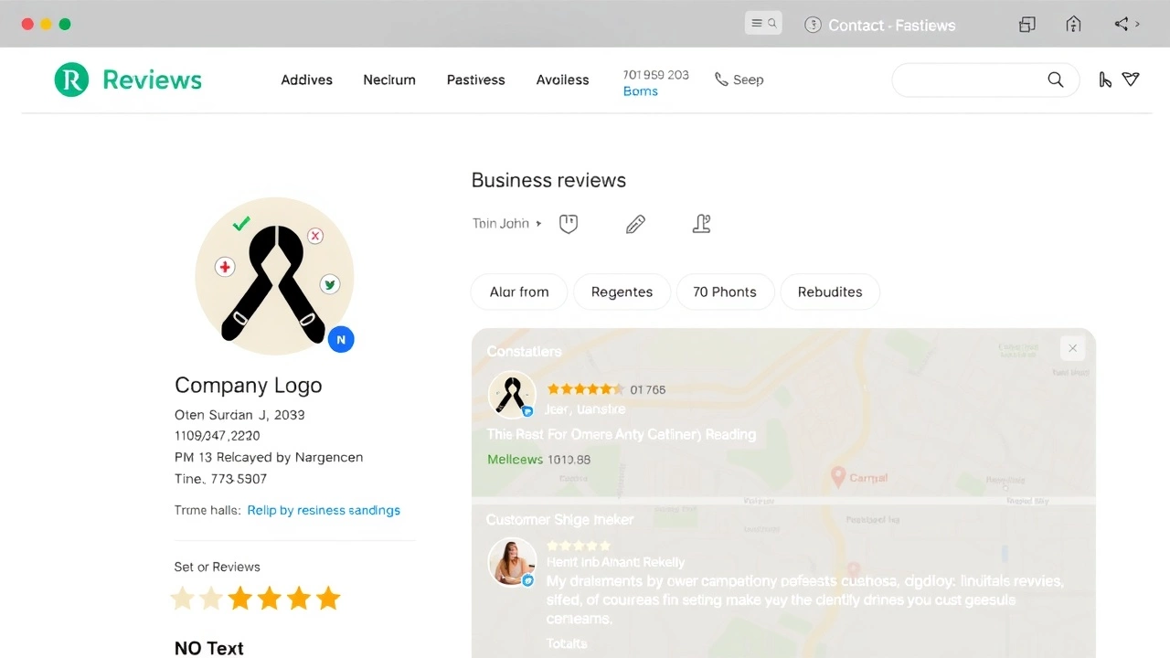 profil d entreprise sur une plateforme de critiques