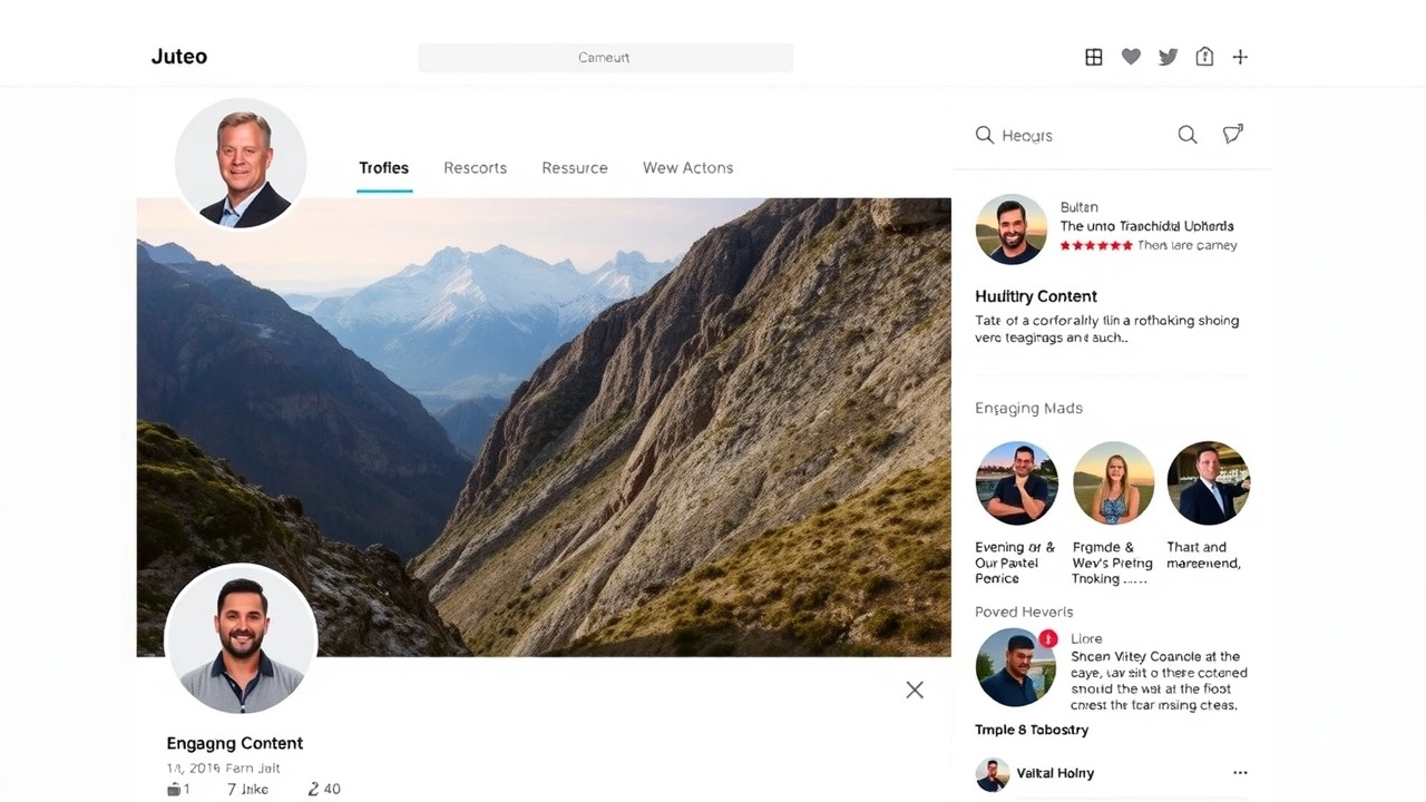 profil optimisé sur une plateforme de commerce d'influence