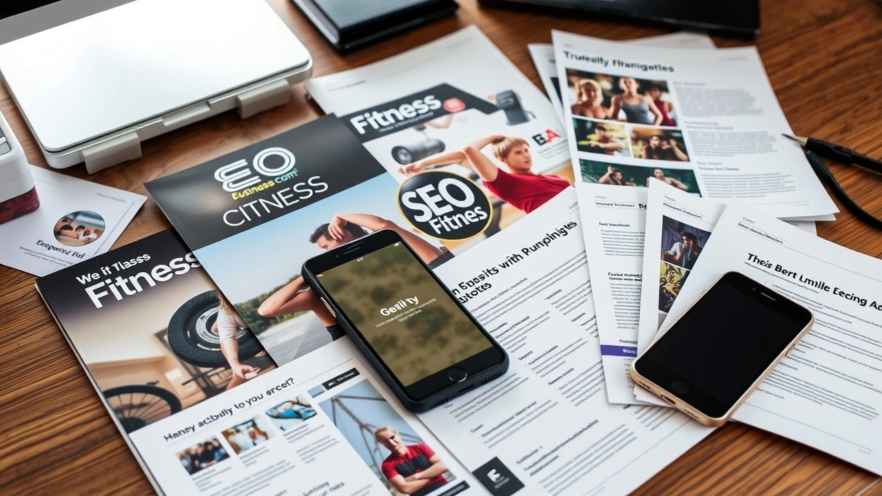 ressources imprimées sur SEO pour applications de fitness