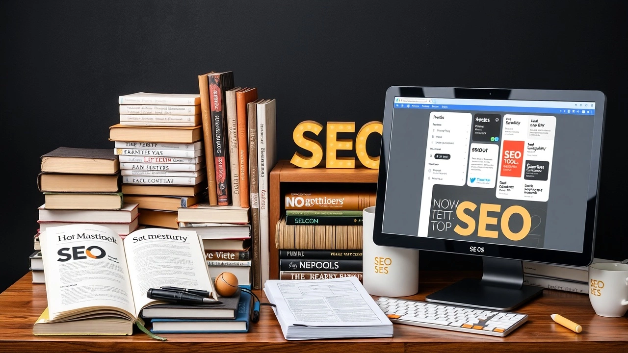 ressources SEO comme livres et outils informatiques