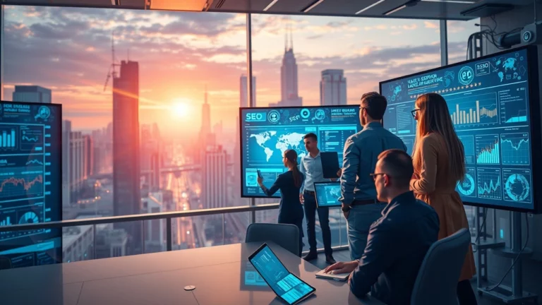 Illustration de l'impact de l'IA sur le référencement et les technologies émergentes.