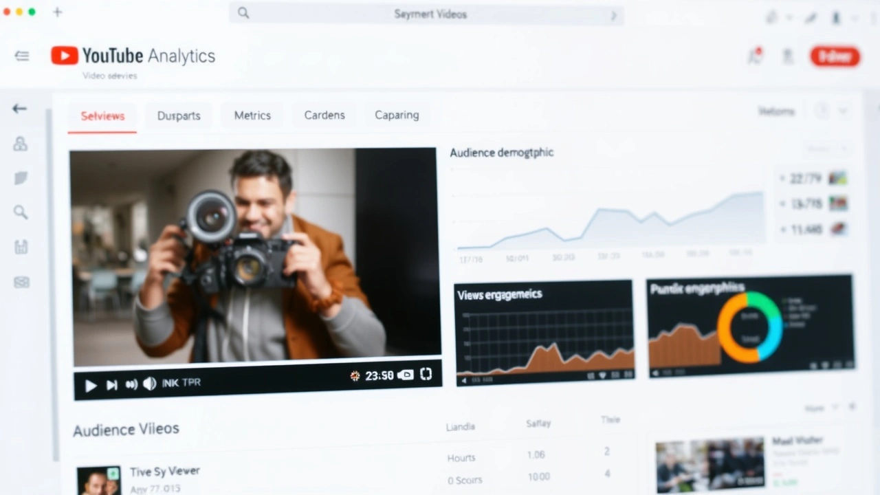 analytique d'une vidéo Youtube avec statistiques