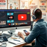 Un espace de travail dynamique pour optimiser les vidéos YouTube pour le SEO.